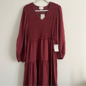 NWT Böhme Smocked Tiered Dress